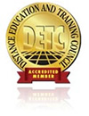 Grantham University is an accredited member of the Distance Education and Training Council DETC logo