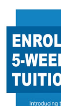 Introducing the Kaplan Commitment -- your opportunity to experience a Kaplan University education firsthand for 5-weeks with no tuition obligation. You enroll in actual, for-credit courses. If you choose not to continue after the trial period, all you'll owe is a $45.00 application fee. Classes will count toward a student's degree if satisfactorily completed. No credits are earned if the student withdraws during the introductory period.  The introductory period is five weeks and begins day one of the student's first academic term. If at any point during the introductory period a student chooses to opt out, he or she will have no other obligation to the University except for the application fee. Only available to new students; continuing students are not eligible.