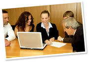 Business students from Liberty University