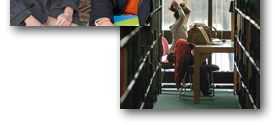 Learn more about RIT today! RIT student in library