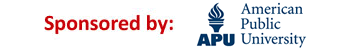 Sponsored by American Public University American Public University logo