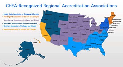 CHEA Recognized Regional Accreditation Associations