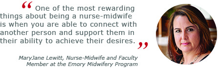MaryJane Lewitt: Nurse Midwife and Faculty Member at the Emory Midwifery Program