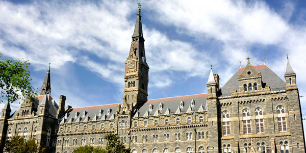 georgetown university online; colleges with sports management programs