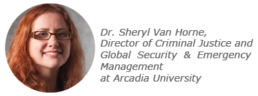 Sheryl Van Horne, criminal justice degrees