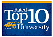 Rated a Top 10 University