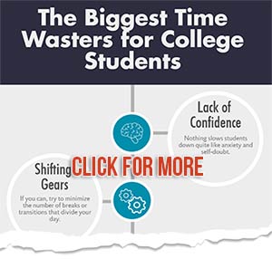 biggest time wasters for college students