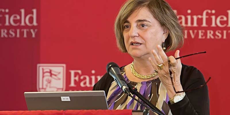 carol aslanian expert in higher education speaking at fairfield university