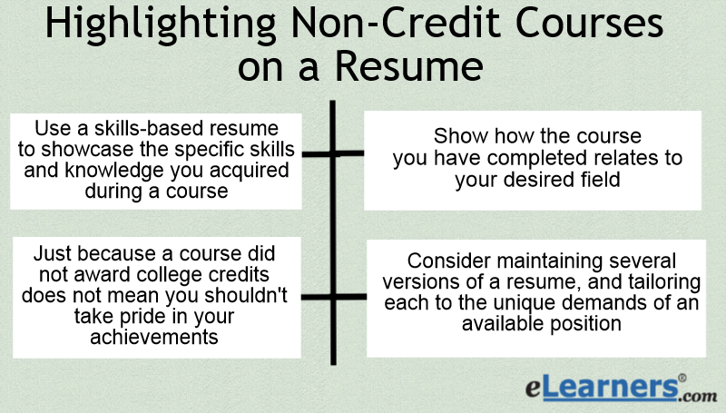 non credit courses